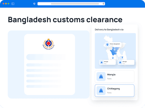Customs & <strong>Delivery</strong>